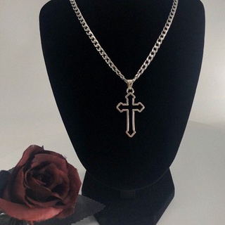 Dây Chuyền Mặt Thánh Giá Phong Cách Hip Hop Hàn Quốc Cho Nam Và Nữ