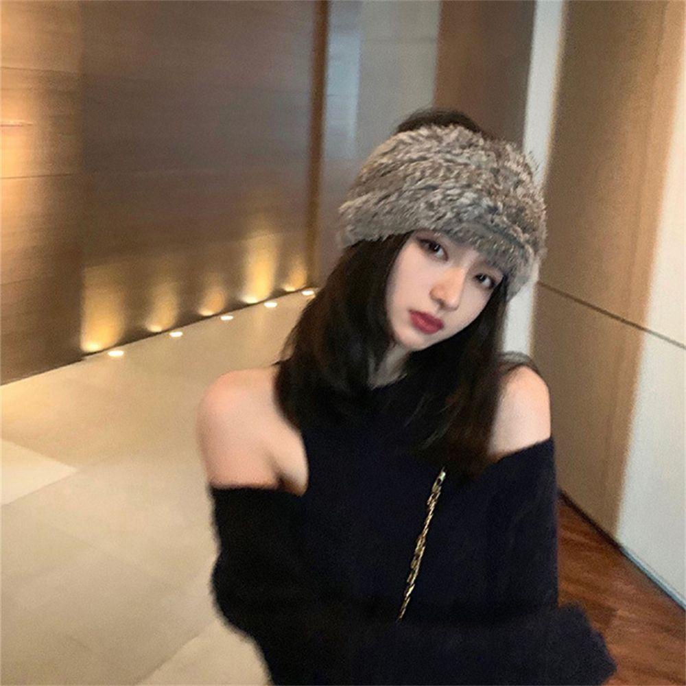 Băng Đô Cài Tóc Giả Lông Thú Thời Trang Mùa Đông Cho Nam Và Nữ
