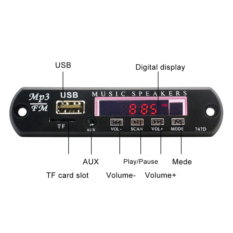 Âm Thanh Xe Hơi MP3 có USB - DHS8561