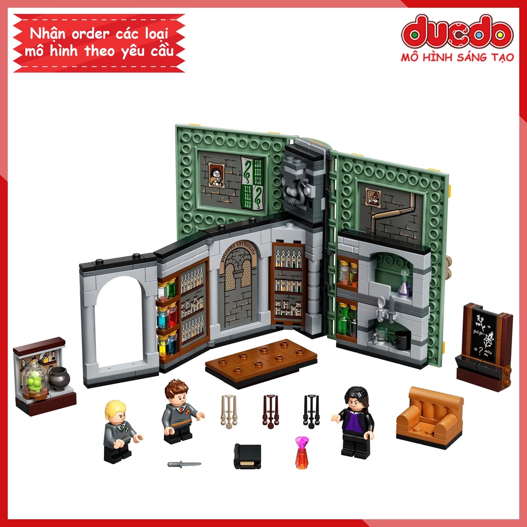 87081 Lắp ghép Harry Potter Hogwarts Moment: Potions Class - Đồ chơi Xếp hình Mô hình 76383 BLA LRI TANK 60007