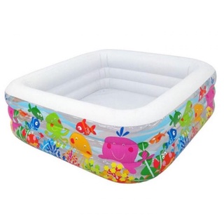 Hồ bơi,Bể bơi intex phao đại dương hình vuông 1m59 minhkhoi.