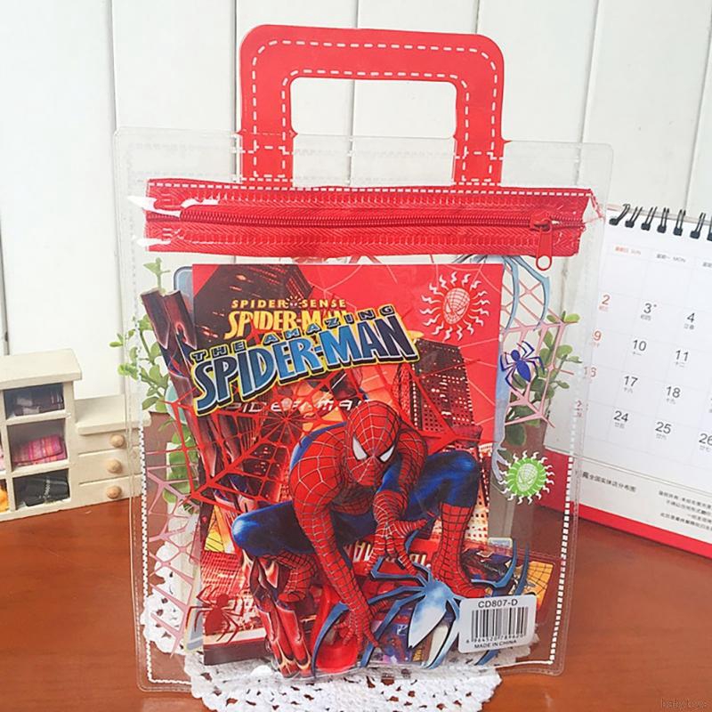 🎀Babytoys🎀7pcs/set Stationery Children's Day Gift School Supplies Cartoon Frozen Stationary Set