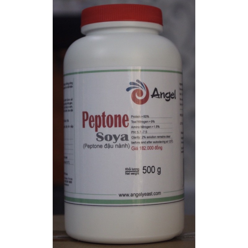 Peptone Soya Angel lọ 500g ( Peptone đậu nành ) Pepton đậu nành Soy peptone