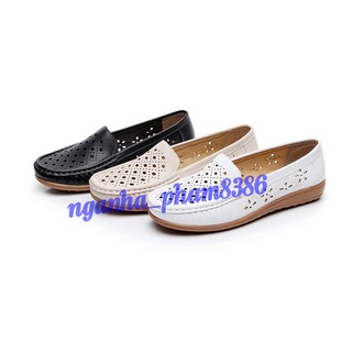 {SALE} GIÀY MOCA ĐỤC LỖ, GIÀY DA CÔNG SỞ