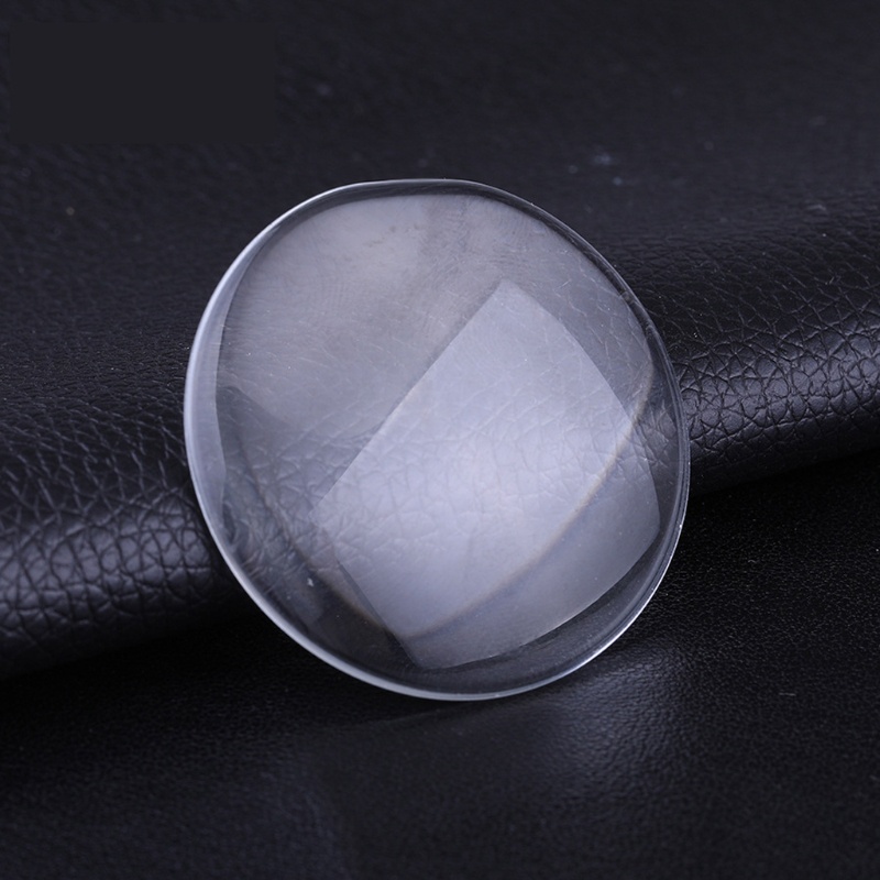 Set 10 Khay Tròn Bằng Thủy Tinh Cabochon Trong Suốt Dùng Làm Mặt Dây Chuyền DIY