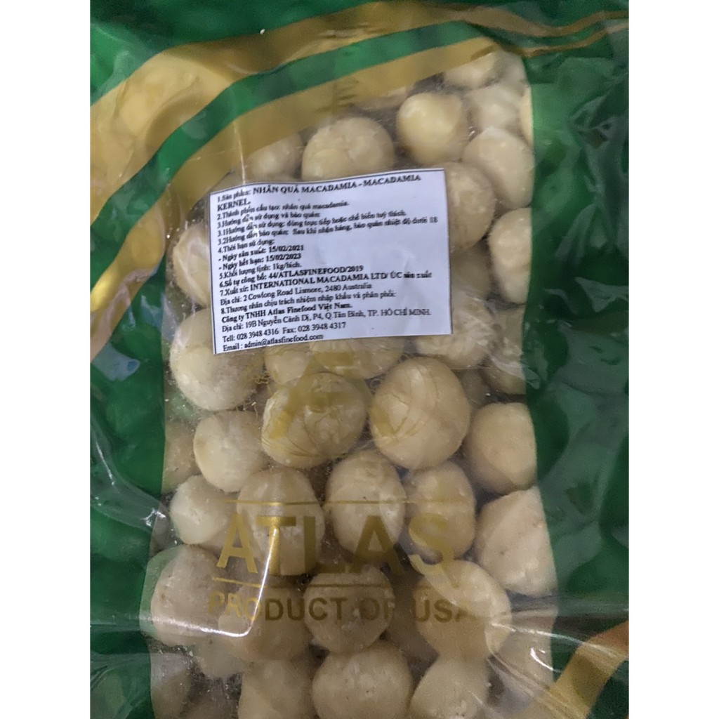 Nhân quả Macadamia khô -Grower Choice Macadamia 1KG