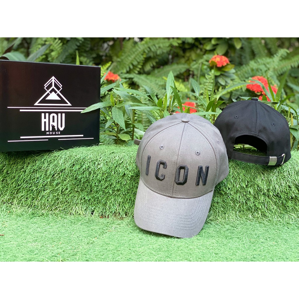 Mũ lưỡi trai ICON ghi VNXK full hộp cao cấp Free Size thêu logo chữ nổi 3D.