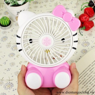 QUẠT 3 CÁNH KITTY SQ1881