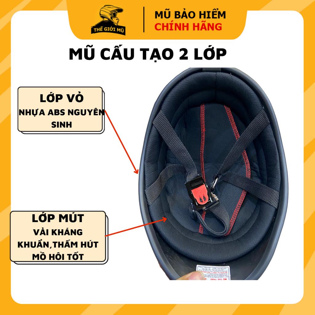 Mũ bảo hiểm nửa đầu vỏ sò,nón bảo hiểm thời trang thể thao nam nữ độc lạ,cá tính.Thế giới mũ