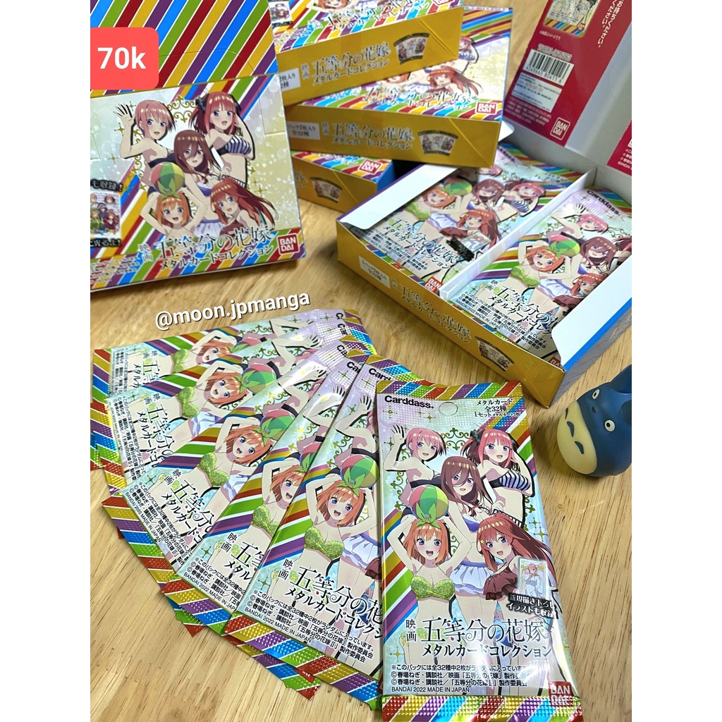 BST Thẻ 5 nàng dâu Gotoubun Bandai MetalCard Beach