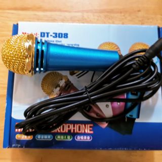 MICRO KARAOKE MINI CÓ DÂY :DT-308 DÀNH CHO SMARTPHONE & IPAD