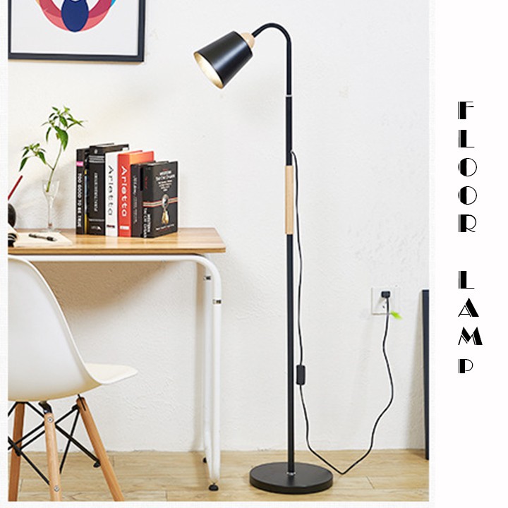 Đèn trang trí phòng khách, phòng ngủ để sàn Basic DC9020 - Tặng kèm bóng LED