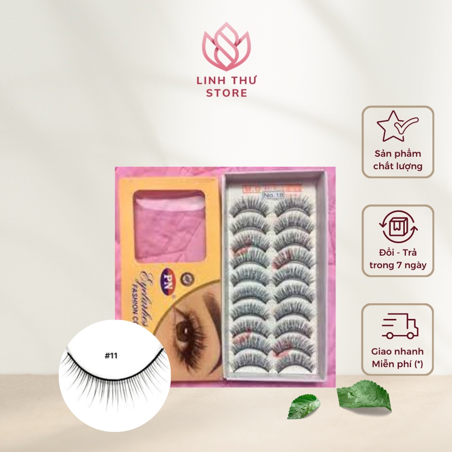 Lông mi giả Fashion Lashes tách sợi tự nhiên không gây kích ứng hộp 10 cặp M3