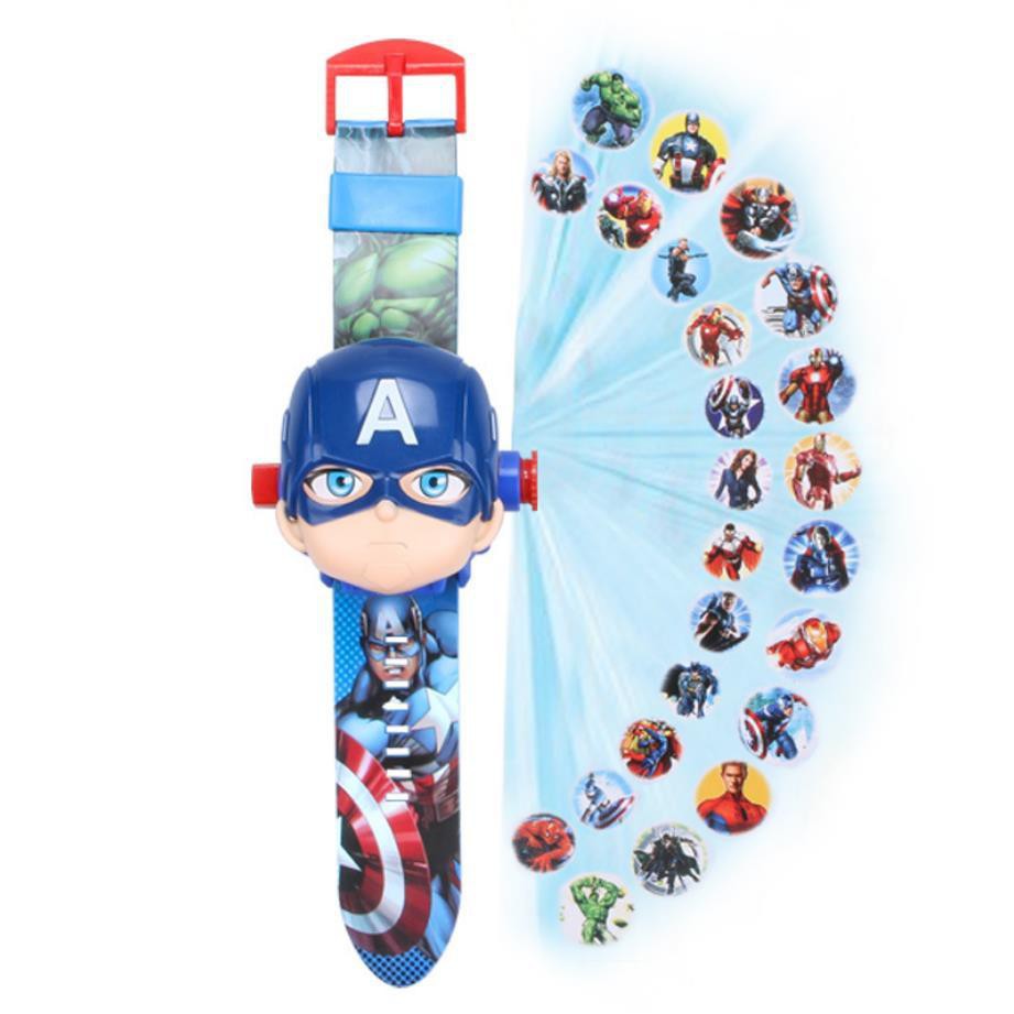 Marvel Avengers 3D Projection đồNg Hồ đIệN Tử NgườI NhệN đồNg Hồ đIệN Tử Captain America Disney Mickey Mouse | BigBuy360 - bigbuy360.vn