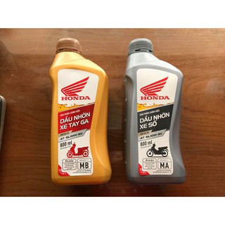 Dầu nhớt Honda xe số, xe ga 0,8L (dòng cao cấp SL10W-30) - chính hãng có tem chống hàng giả