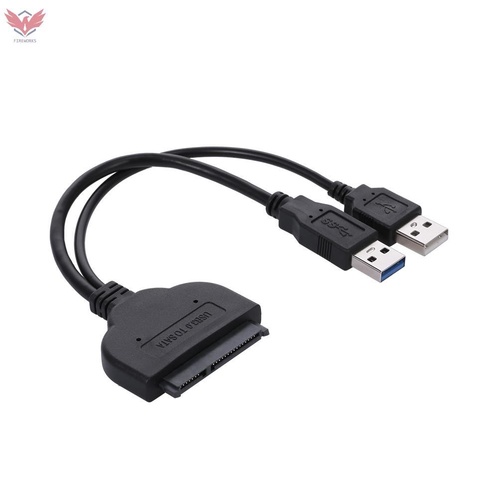 Dây Cáp Chuyển Đổi Usb 3.0 Sang Sata 7 + 15pin Cho Ổ Cứng Hdd Ssd 2.5inch