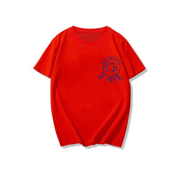 NRVP Áo thun trơn tay ngắn cổ tròn in họa tiết hoạt hình thời trang cho bé 3-11 tuổi