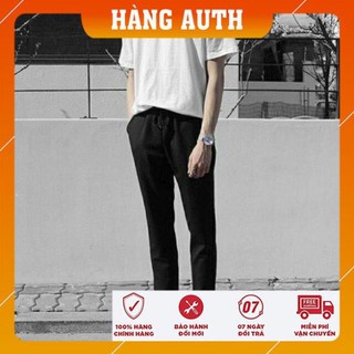 Quần kaki đen - basic pants in black unisex