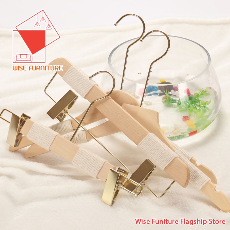 Móc Treo Quần Áo Gỗ Vintage Decor, Kẹp Quần Áo Gỗ Vintage Hanmade Móc Khóa