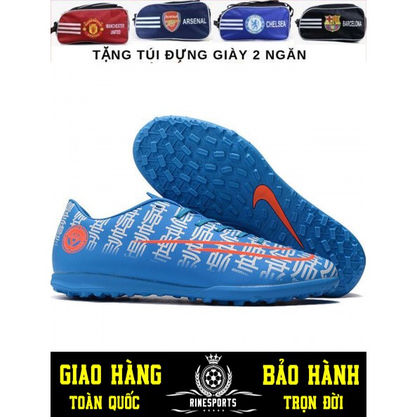 GIÀY BÓNG ĐÁ 𝗡𝗶𝗸𝗲 Mercurial VaporX VII XANH RONALDO SÂN CỎ NHÂN TẠO HÀNG THAILAND