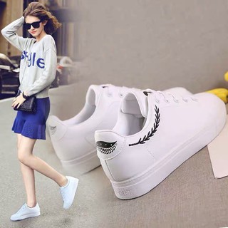 Sale Giày Win sport lá nữ trắng