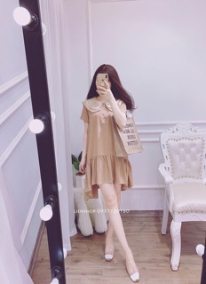 Váy đuôi cá cổ sen - Mã T10