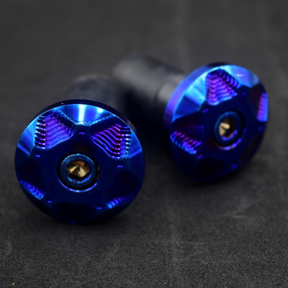 Gù xe máy INOX CNC ngôi sao 5 cánh ( MÀU TITAN )