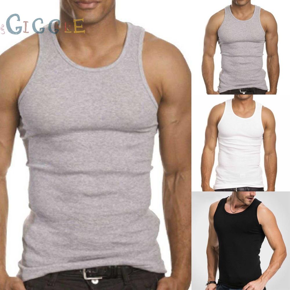 Vest Undershirt Workout T-Shirt Bodybuilding Fitness Muscle Sleeveless