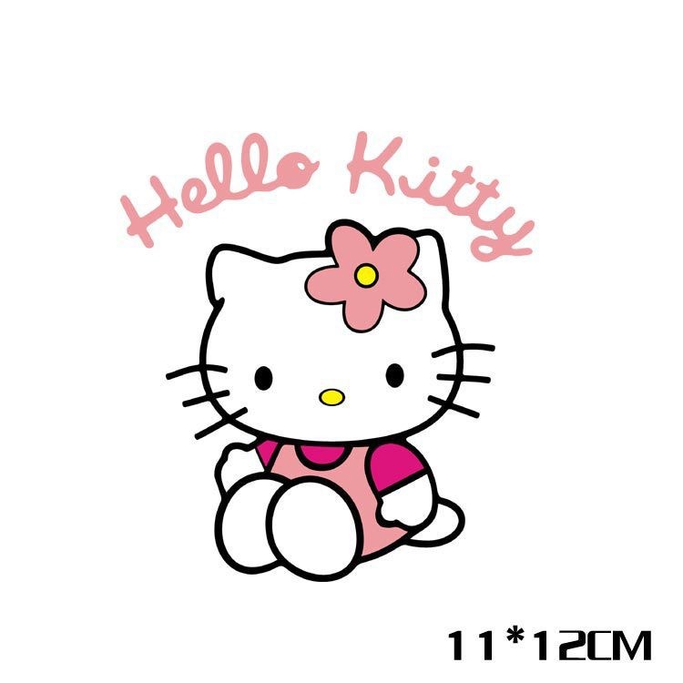 Miếng Dán Phản Quang Trang Trí Xe Hơi Hình Hello Kitty Series 01