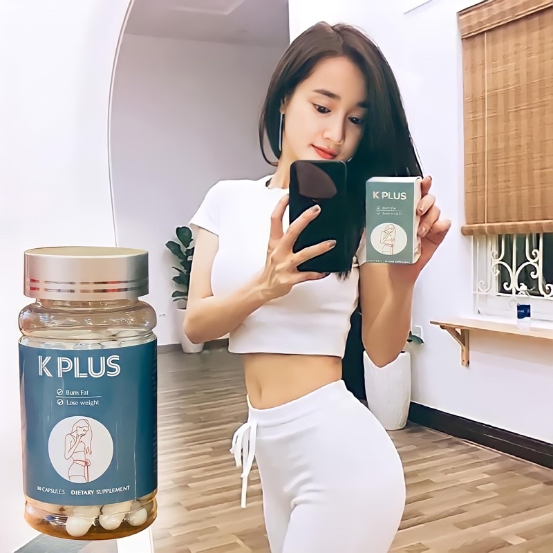 Viên uống giảm cân nhanh KPlus giúp đào thải mỡ thừa cấp tốc hỗ trợ giữ dáng sau sinh tại nhà an toàn hiệu quả