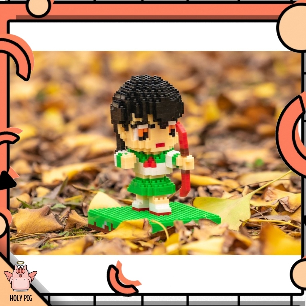 Xếp hình lắp ráp inuyasha 800 chi tiết Inu Yasha, Kagome, Miroku, Sesshomaru,Sango, Kikyo