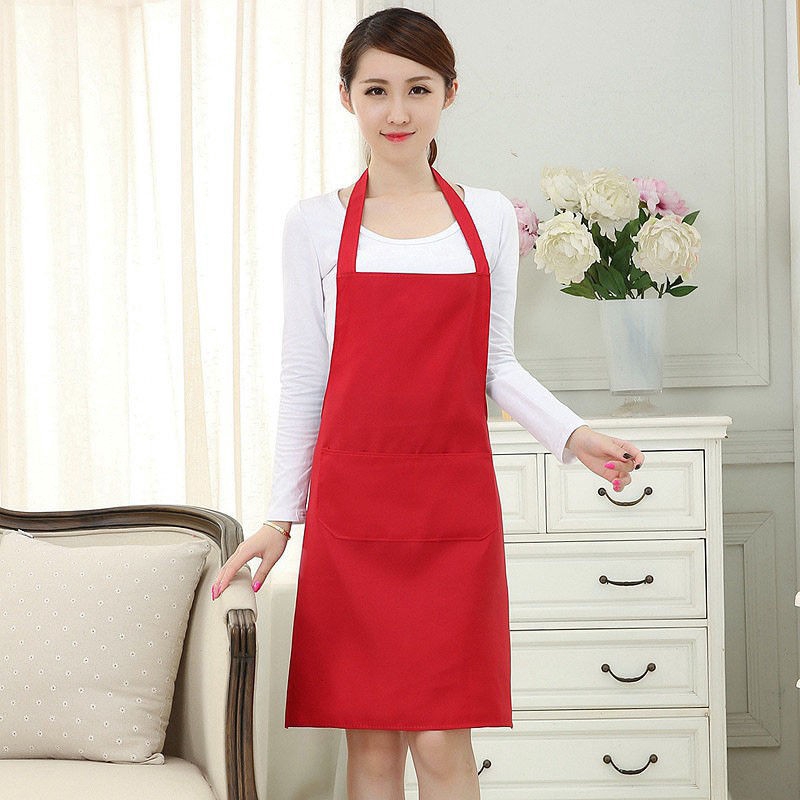 Tạp Dề Làm Bếp Dễ Thương Có Túi