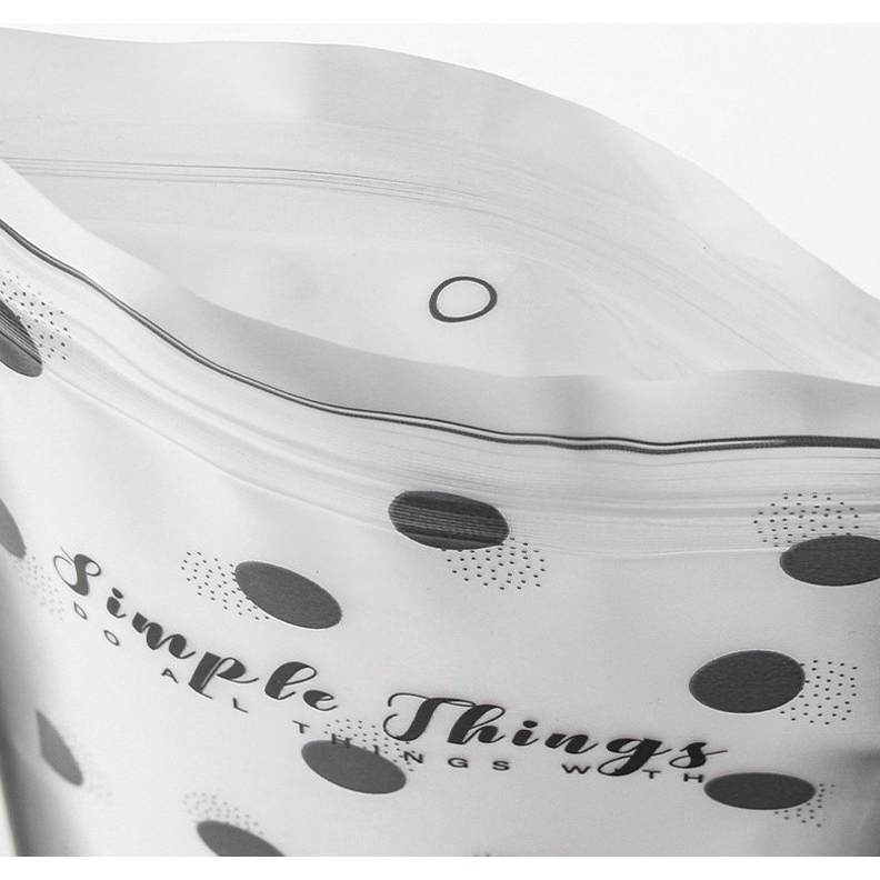 4Pcs Reusable  Food Preservative Zipper Bag / Snacks Mason Jar Bottles Bags / Fresh Food Storage Bag