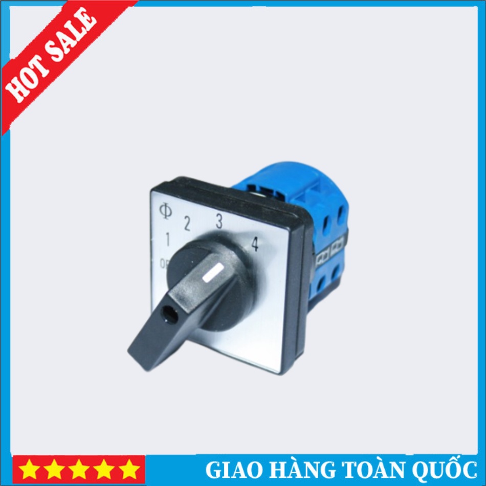 Khóa Chuyển Mạch Off-1-2-3-4, 1p, CA10-A242 600E, Công Tắc Khóa Chuyển Mạch, Switch Chuyển Mạch, Kraus & Naimer