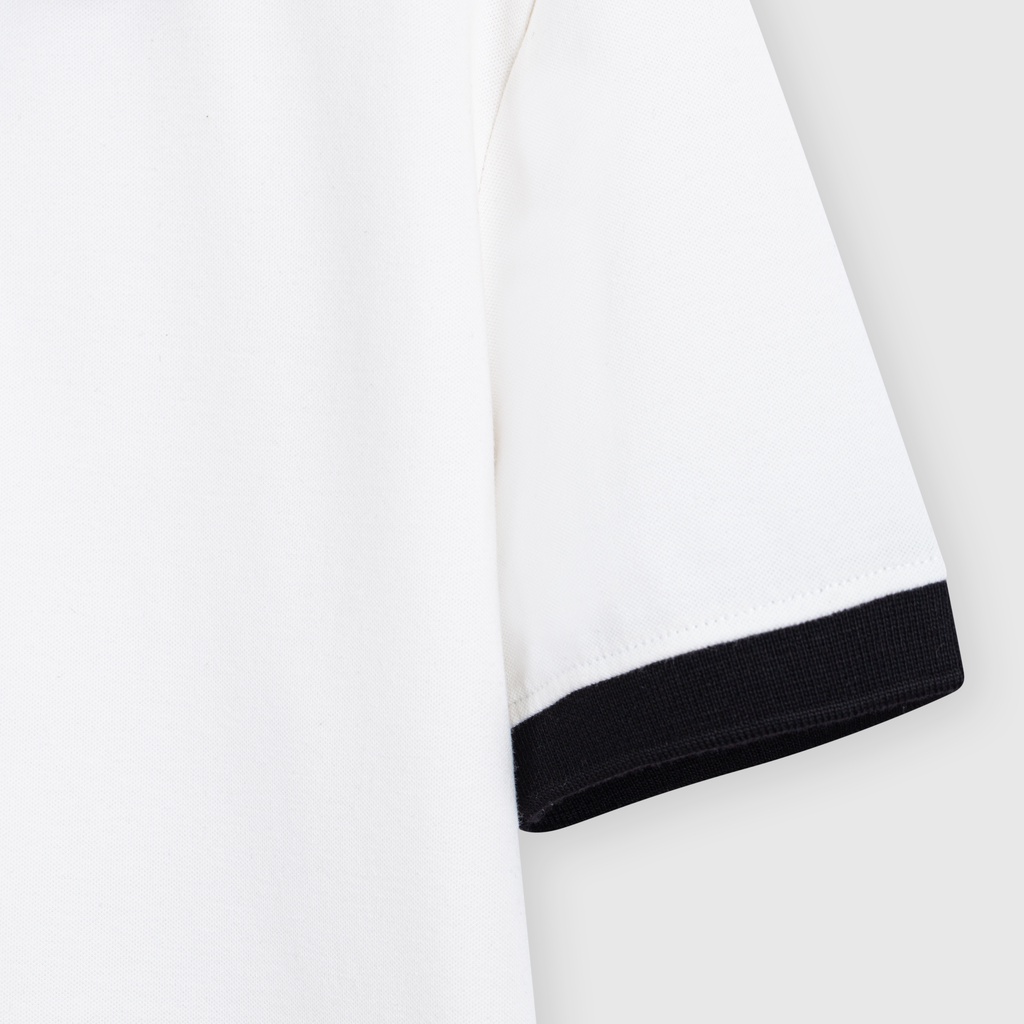 Áo thun POLO nam SEELU vải cá sấu Cotton, chống nhăn, thoáng mát - phối cổ