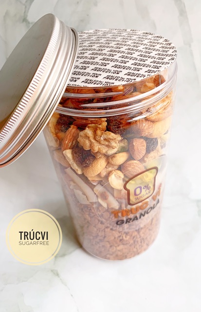 [Mã GROSALE2703 giảm 8% đơn 250K] Granola ngũ cốc yến mạch vị cacao dành cho người ăn kiêng, eat clean