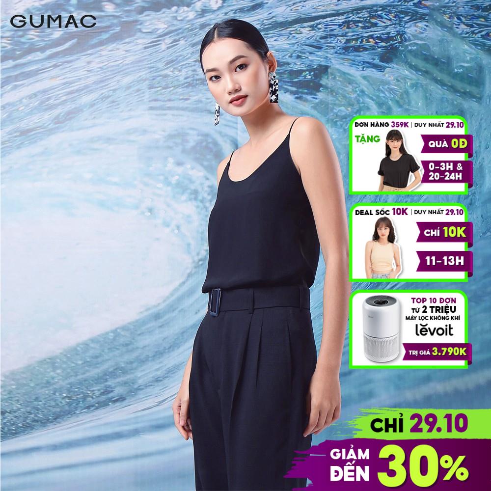 [Mã WABRGUD1 giảm 10% đơn 99K] Áo nữ 2 dây GUMAC đủ màu đủ size, trẻ trung thanh lịch AA1299