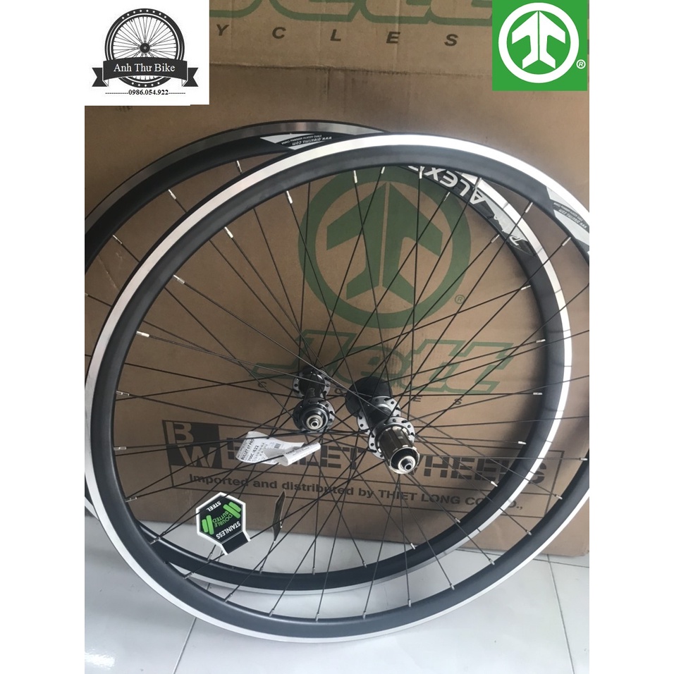 Bộ vành nhôm xe đạp JETT CYCLES 700C BULLET 07 Pro