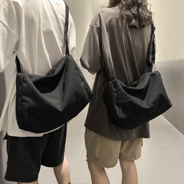 [Mã FAMAYWA2 giảm 10K đơn 50K] TÚI ĐEO CHÉO NAM NỮ CANVAS, TÚI VẢI BIGSIZE 2 MÀU UNISEX MOMOZ SHOP | BigBuy360 - bigbuy360.vn