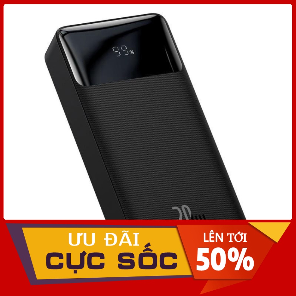 QÚA KINH KHỦNG Sạc pin dự phòng 20000mah bipow cho các dòng điện thoại máy tính bảng công nghệ sạc nhanh 20w chính hãng
