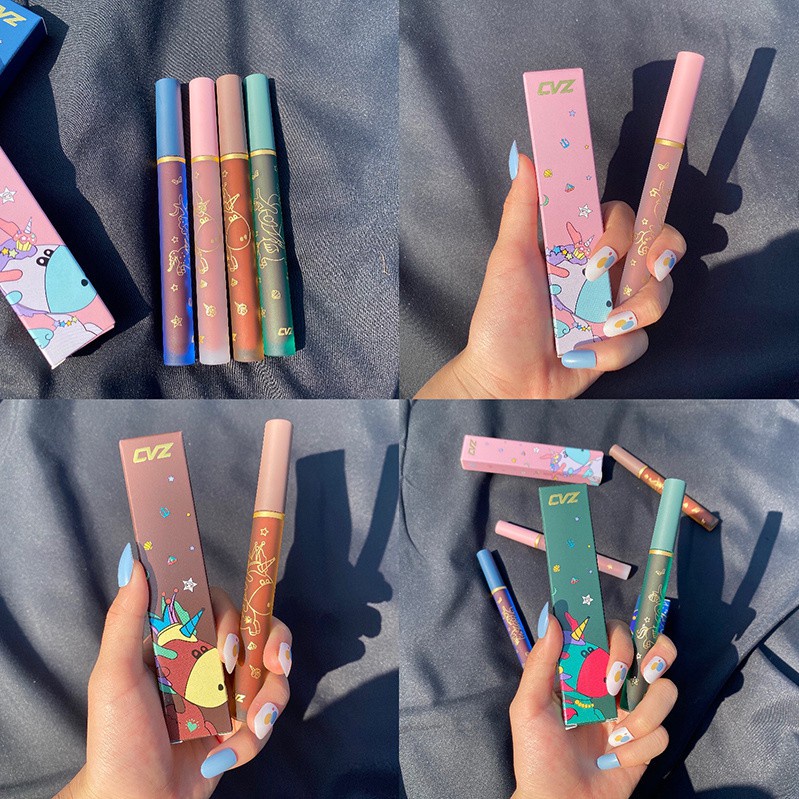 Set Son Kem Kỳ Lân, Son Unicorn Lip CVZ Set 4 Cây dễ thương hàng nội địa Trung Chính Hãng 😍😍 SỈ SL 😍😍😍😍