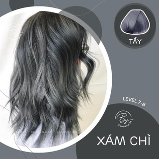 Thuốc nhuộm tóc Xám chì cần dùng Thuốc tẩy tóc