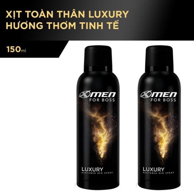 mailinh_4647 Nước hoa xịt khử mùi toàn thân XMen For Boss 150g