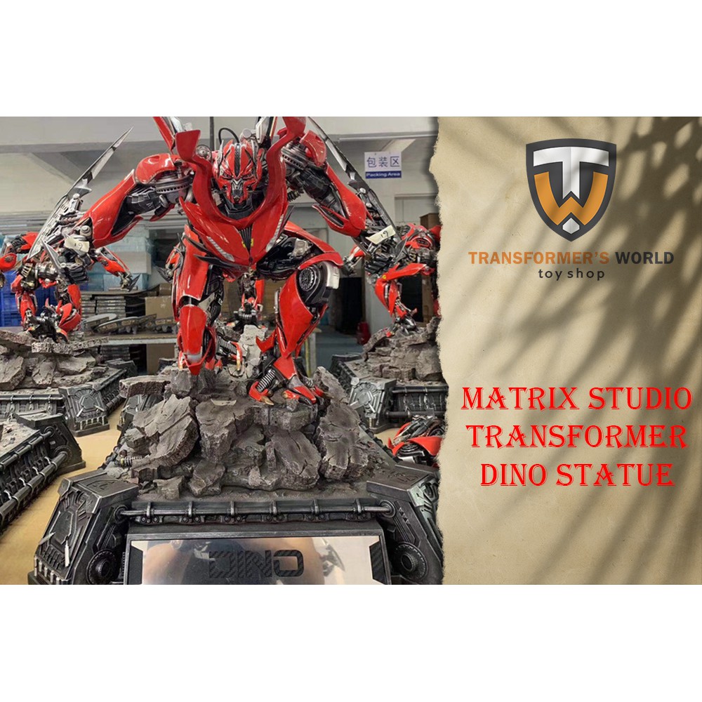 Mô hình cao cấp Matrix Studio Transformers Dino Statue Shopee Việt Nam