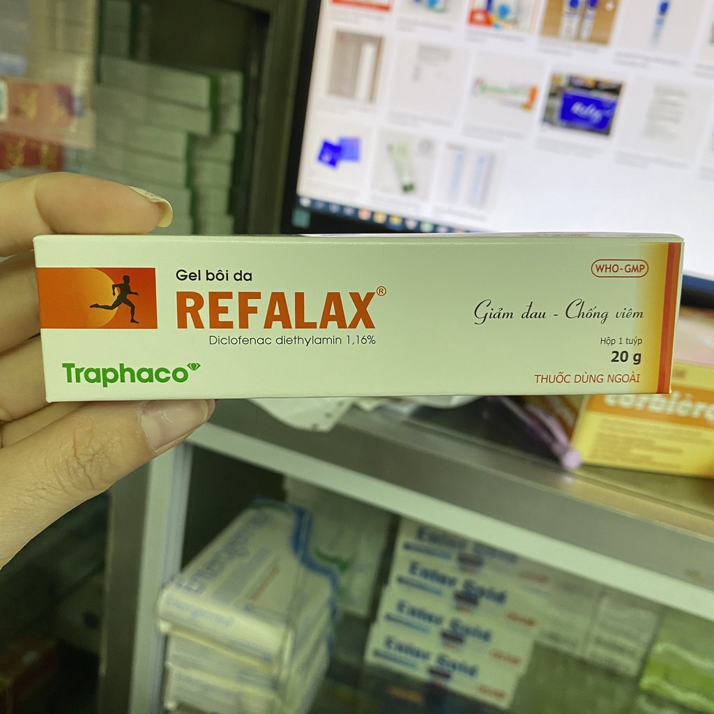 Gel Bôi Da Refalax giảm đau chống viêmTuýp 20g - Traphaco