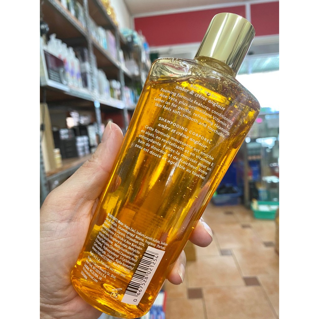 Sữa tắm Dưỡng ẩm Hương nước hoa quyến rũ Victoria's Secret Amber Romance 250ml