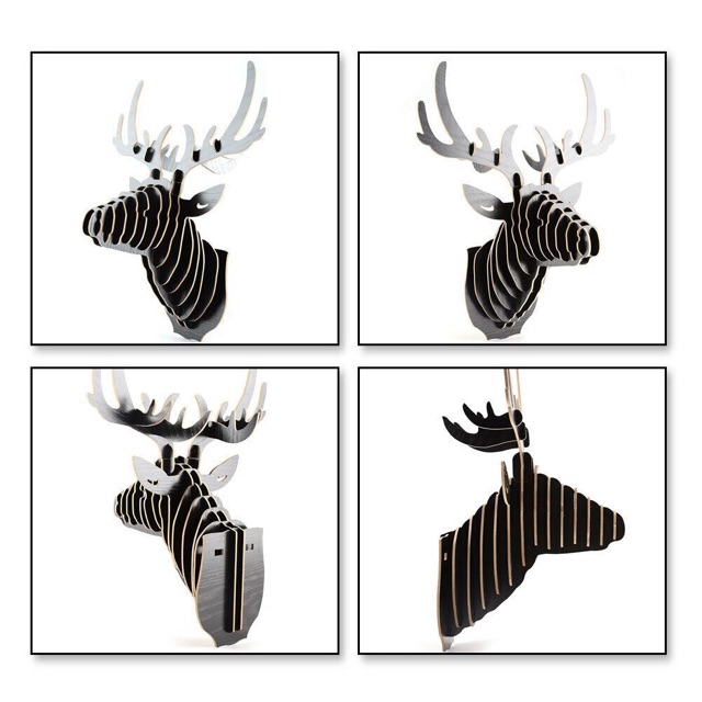 Đầu hươu trang trí phong thủy lộc trời cho tphcm