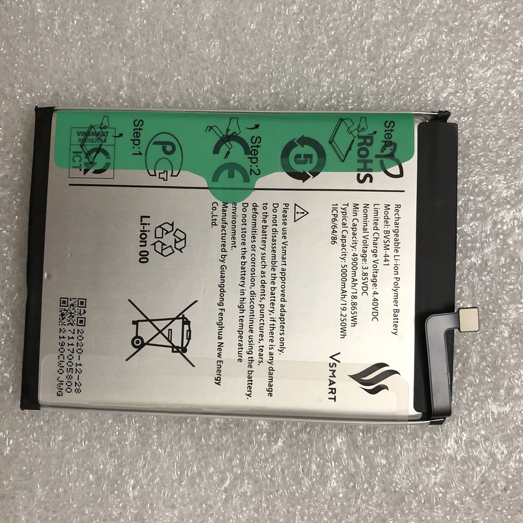 Pin Vsmart chính hãng, Bee, Joy1, Star4, Live, Active, bảo hành 6 tháng