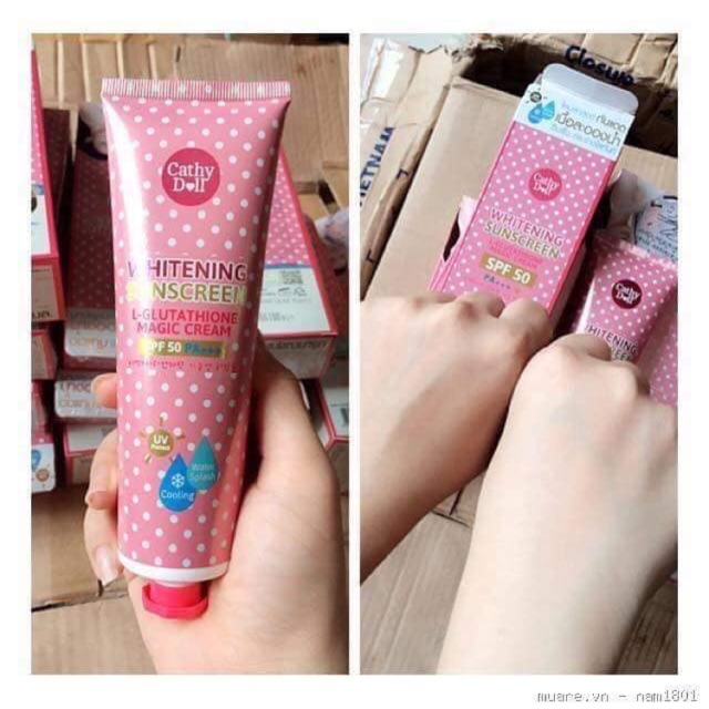 KEM CHỐNG NẮNG CATHY DOLL MAGIC CREAM.