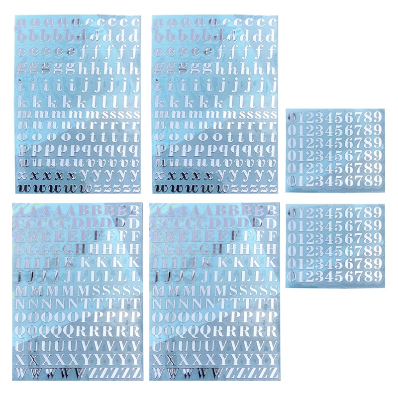 Bộ 26 Chữ Cái A-Z Bằng Kim Loại Tự Dính Trang Trí Đa Ứng Dụng